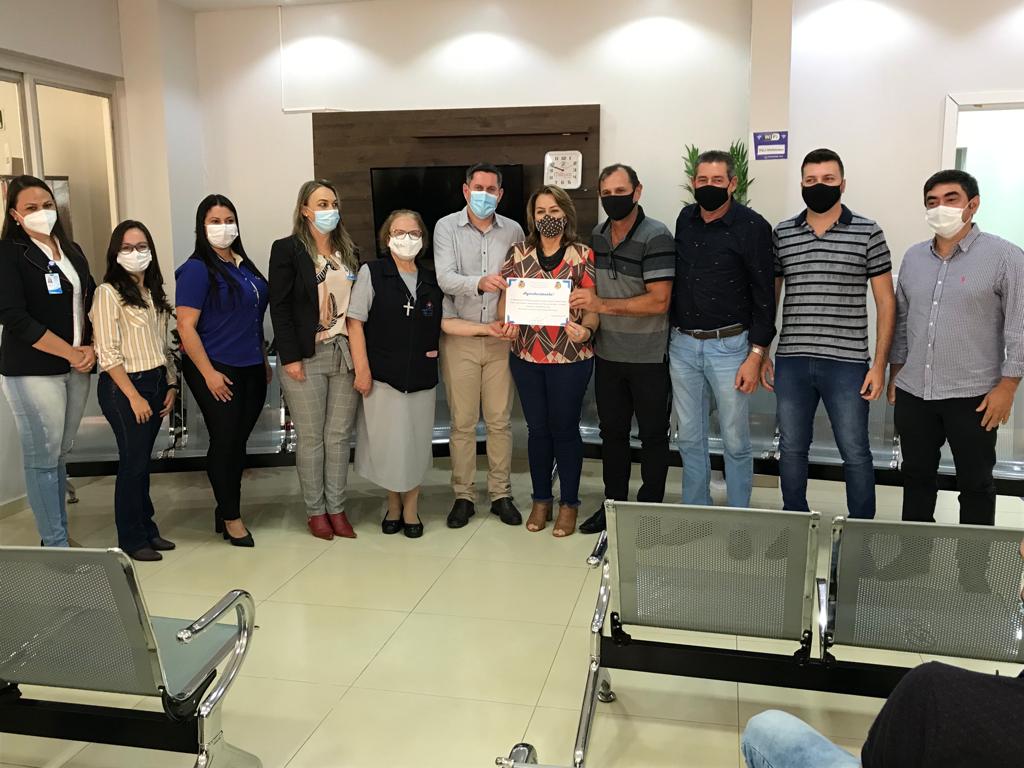 Governo Municipal realiza ato onde repassa R$ 600 mil ao Hospital de Giruá